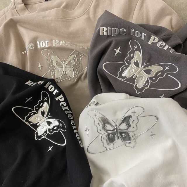 シルバーチョウロゴショートT