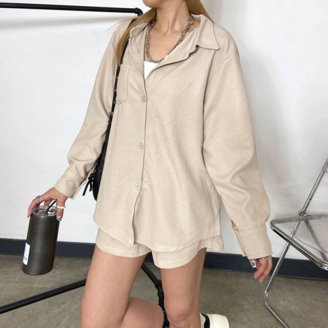 ★WEB限定★シャツ・ショートパンツセットアップ