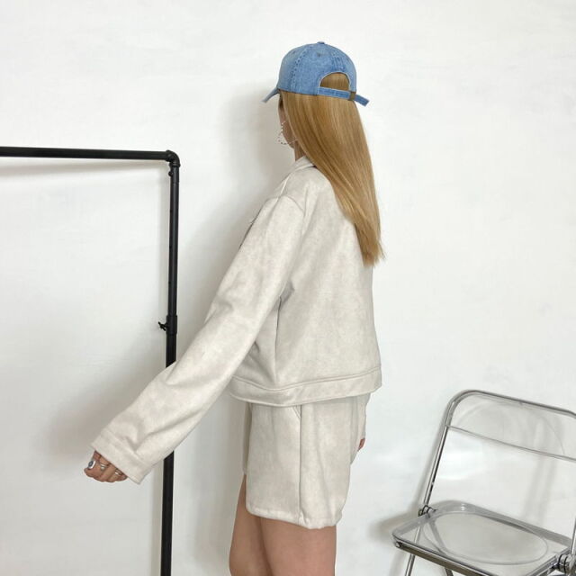 ★WEB限定★カットスエードジャケット・パンツセットアップ