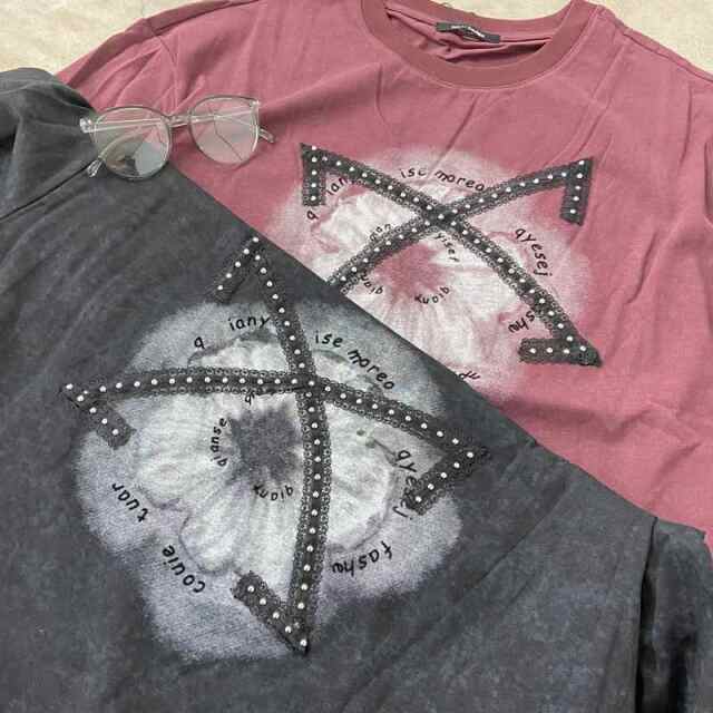 ブリーチレースストーンアンサンブルビッグＴシャツ