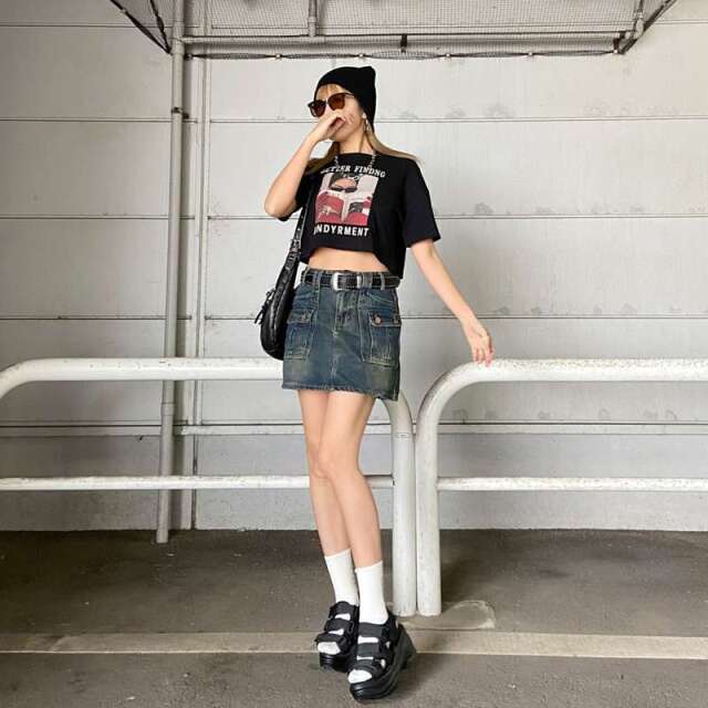 転写ショートTシャツ
