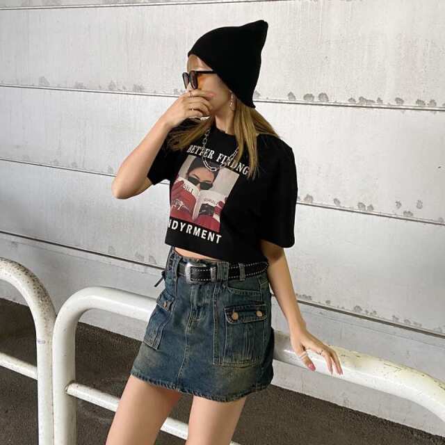 転写ショートTシャツ