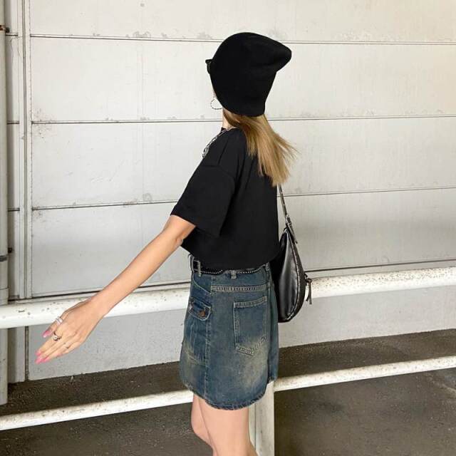 転写ショートTシャツ