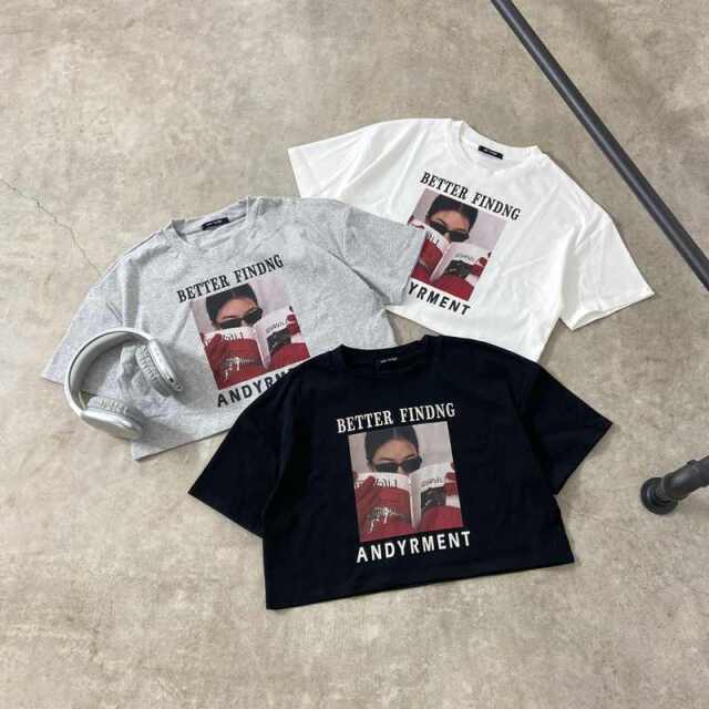 転写ショートTシャツ