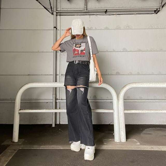 転写ショートTシャツ