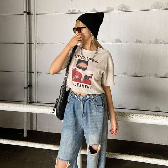 転写ショートTシャツ