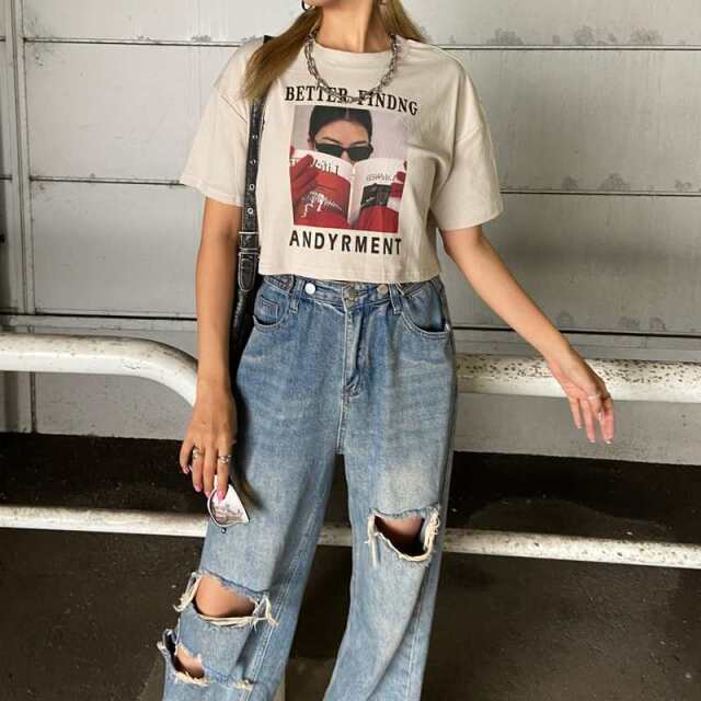 転写ショートTシャツ