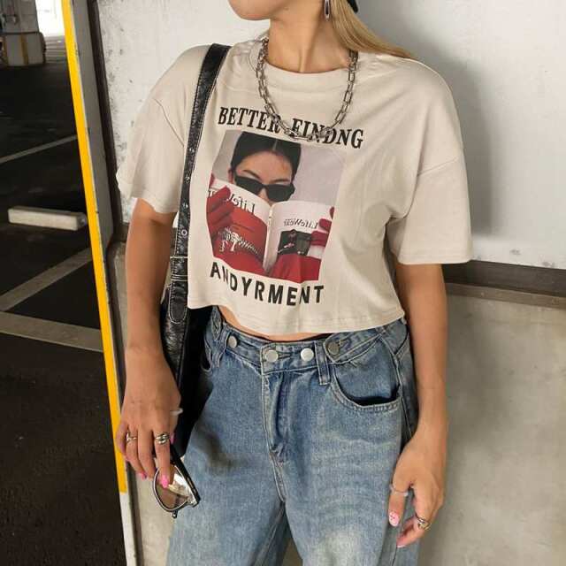 転写ショートTシャツ