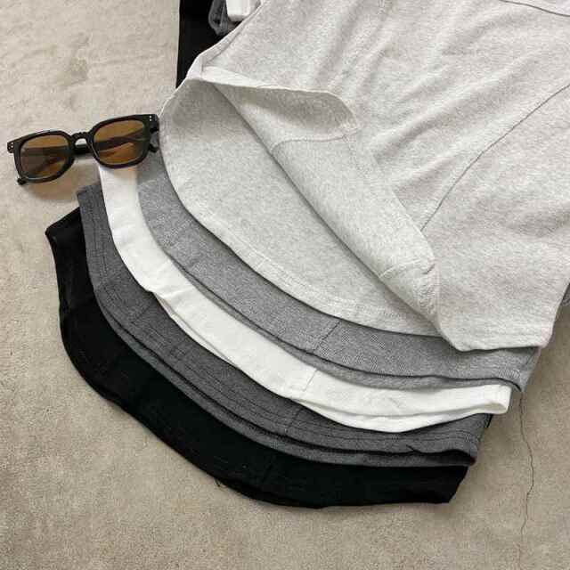切替リブTシャツ