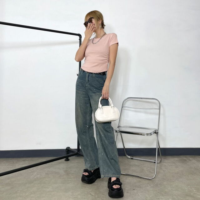 サイドドロストTシャツ
