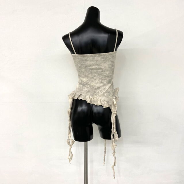 ストーンロゴアシメトップス