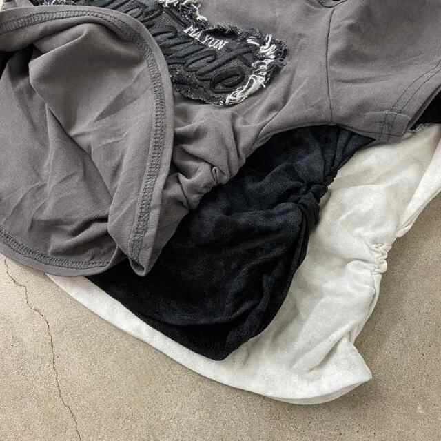 デニムロゴワンショルダーTシャツ