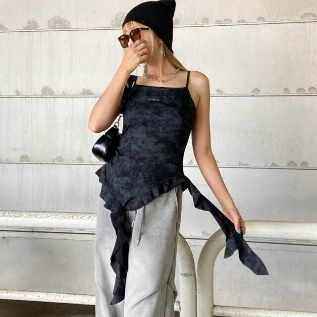 シルバープレートイレヘムキャミソール