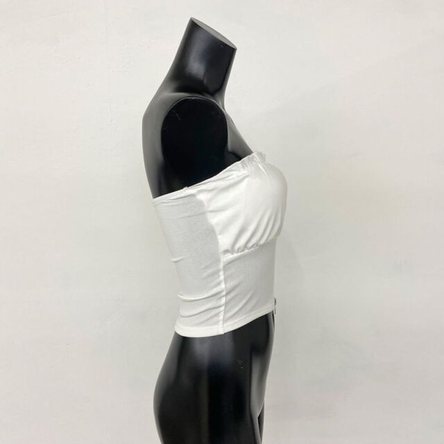 ベア裾ZIPトップス