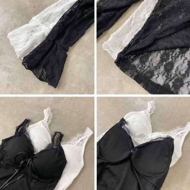 レースアンサンブルトップス
