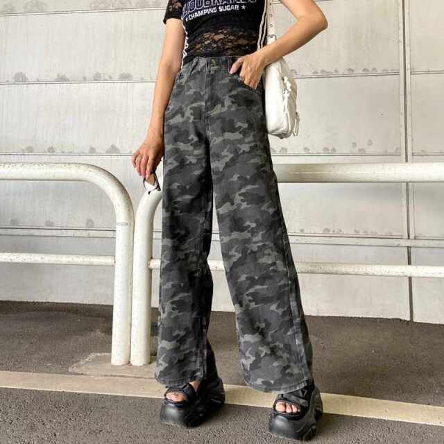 WONEM☆ウォンエム☆カモフラージュサイドラインパンツ☆迷彩☆新品☆ WONEM☆ウォンエム☆カモフラージュサイドラインパンツ☆迷彩☆新品