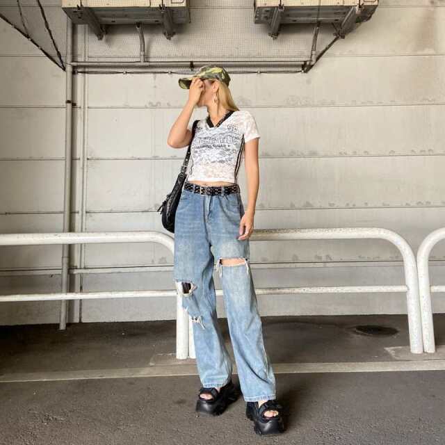 レースロゴショートTシャツ