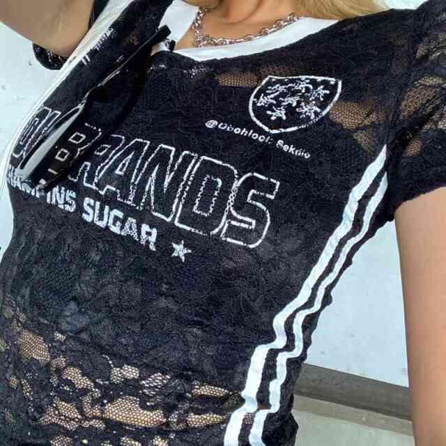 レースロゴショートTシャツ