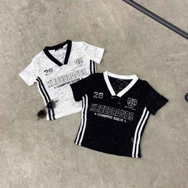 レースロゴショートTシャツ