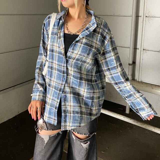ストーンチェックシャツ