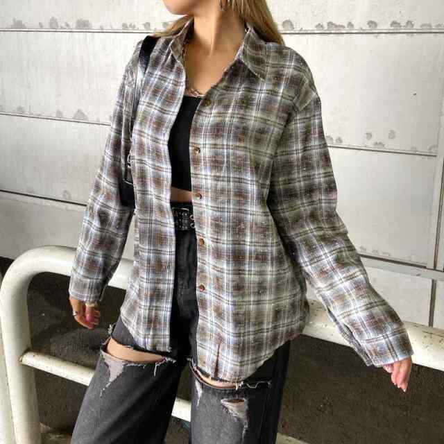 ストーンチェックシャツ