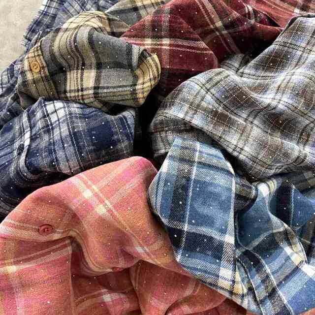 ストーンチェックシャツ