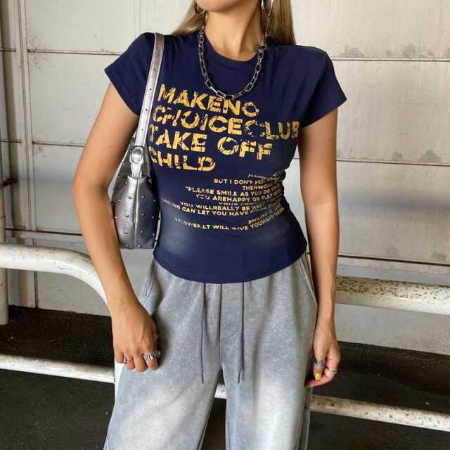 ロゴムラプリントTシャツ