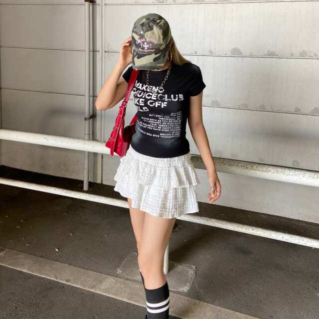 ロゴムラプリントTシャツ