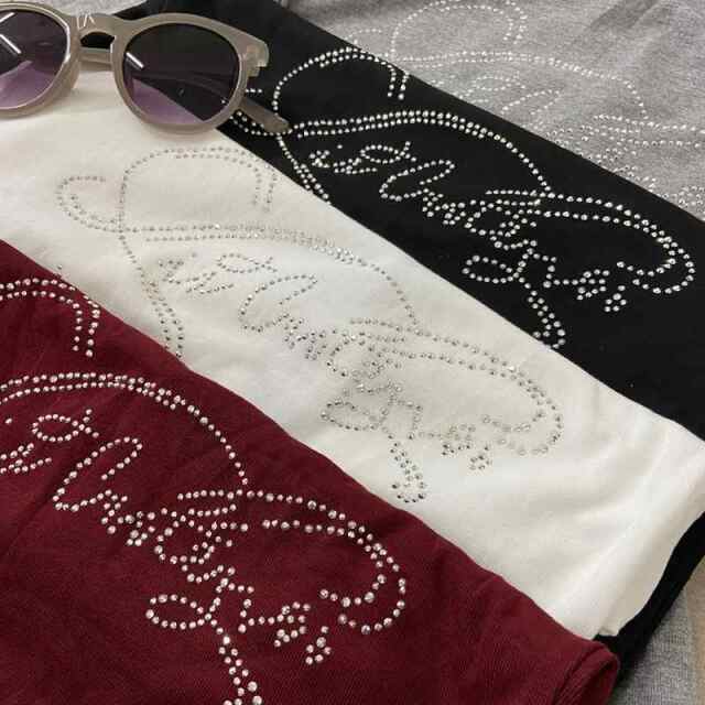ワンショルストーンロゴアームウォーマーTシャツ
