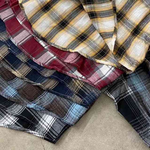 ショートチェックシャツ