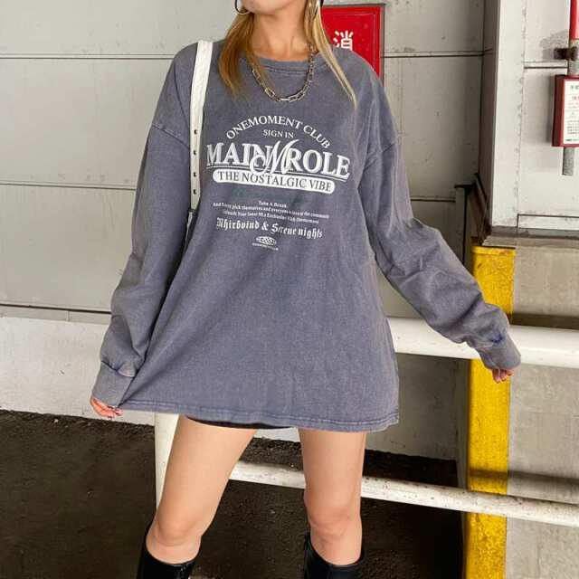 アンティーク風ロゴビッグTシャツ