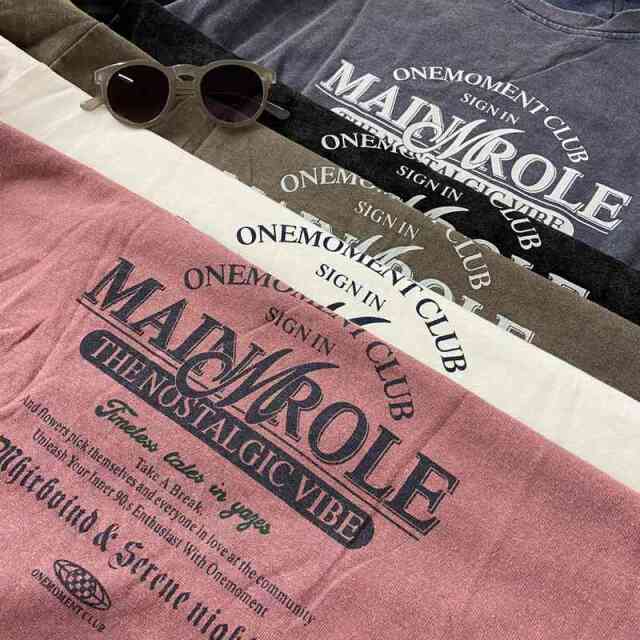 アンティーク風ロゴビッグTシャツ