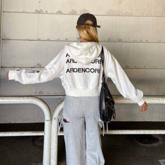 PalmAngels24SS ニットバックロゴジップパーカー PalmAngels24SS ニットバックロゴジップパーカー