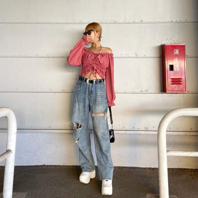 フロントドロストプルオーバー