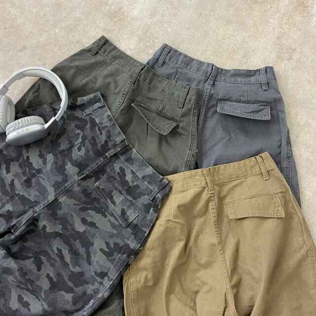 タックワイドパンツ