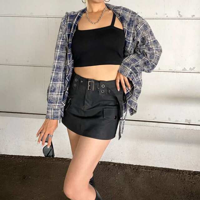 合成皮革ベルト付きスカパン