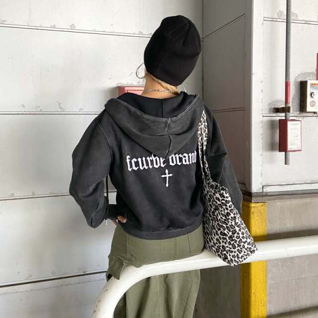 non-hedge クロス刺繍ブリーチZIPパーカー|TiMTiMオンラインストア