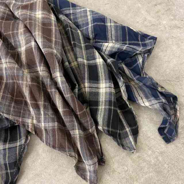 イレヘムチェックロングスカート