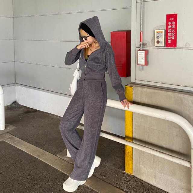 パーカー パンツ セット ゼット ZETT（ゼット）限定 MOOCHAN スウェットパーカー パンツ