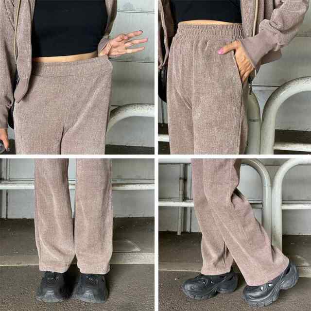 ラメZIPパーカー・パンツセットアップ