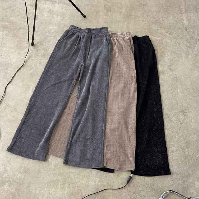ラメZIPパーカー・パンツセットアップ