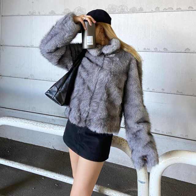 O76★美品★極上ラビットファー＆フォックスファー ブルゾン ブルゾンクチネリ SC8048EW02948_fw_thumbM.jpg