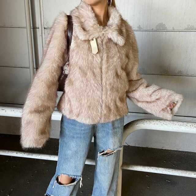 HTH ファーブルゾン faux fur jacket – YZ