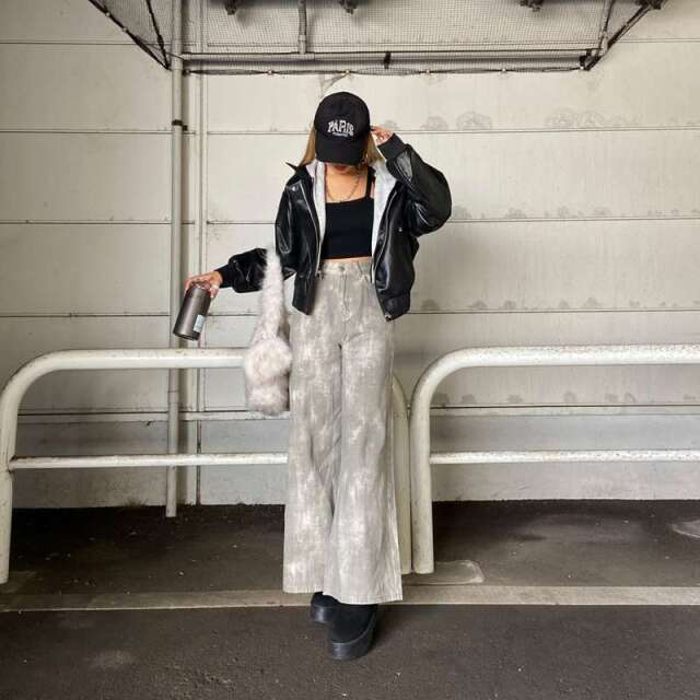 ムラワイドパンツ
