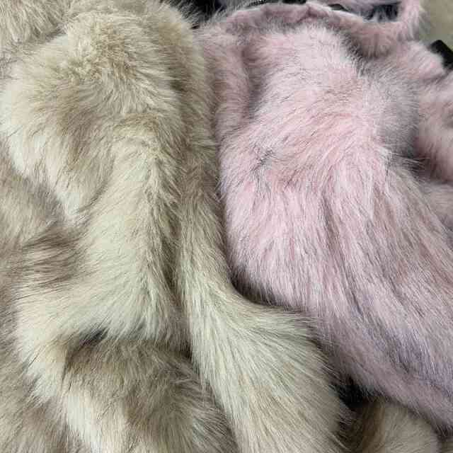 リバーシブルファーフードブルゾン