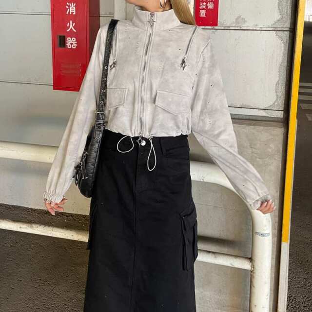 ショルダーZIPムラトラックジャケット