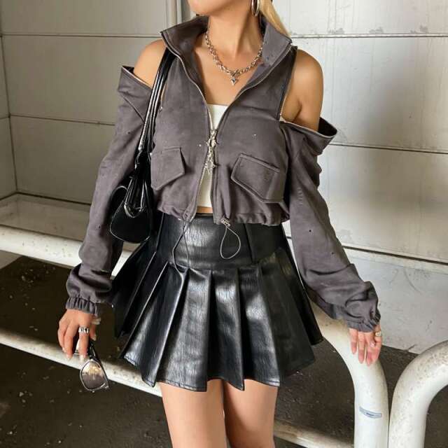 ショルダーZIPムラトラックジャケット