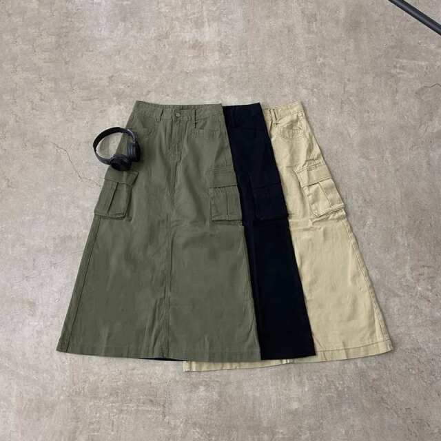 カーゴロングスカート