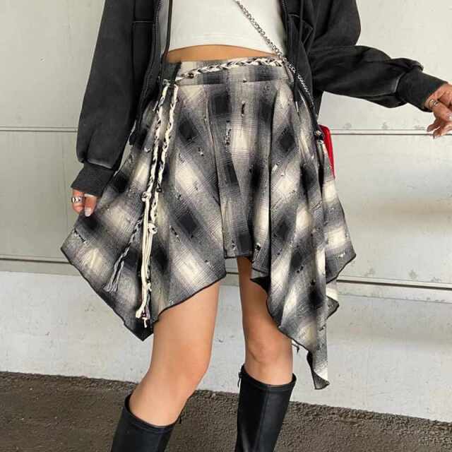 ダメージチェックイレヘムスカート