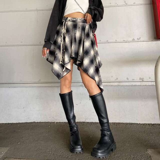 ダメージチェックイレヘムスカート